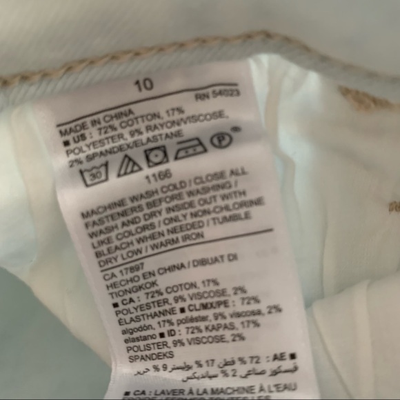 Old Navy Rockstar Tie Dye Skinny Ankle Jeans - Picture 10 of 12